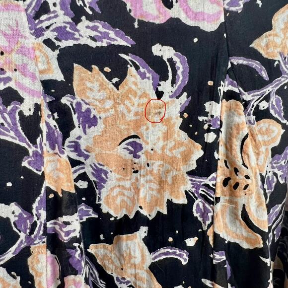 Free People NWT End of the Island Godet Miniskirt Size 4 Boho Floral Romantic - Picture 9 of 9